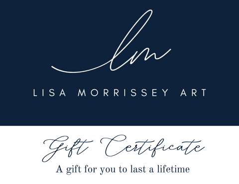 Lisa Morrissey Art Gift Certificate